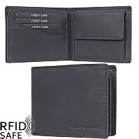 Bild von Portemonnaie RFID safe black GREENBURRY M